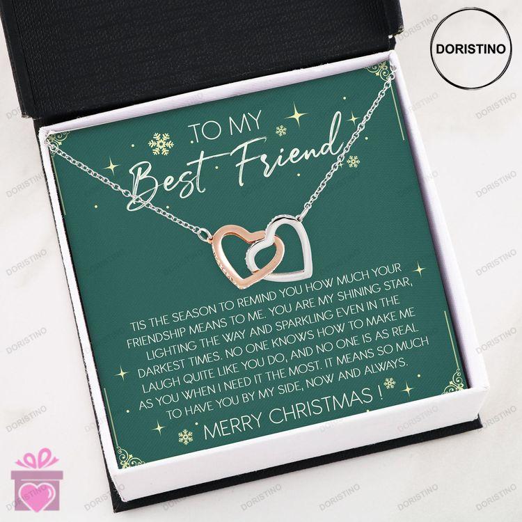 Best Friend Necklace Christmas Gift For Best Friend  Interlocking Hearst Necklace Doristino Trending Necklace